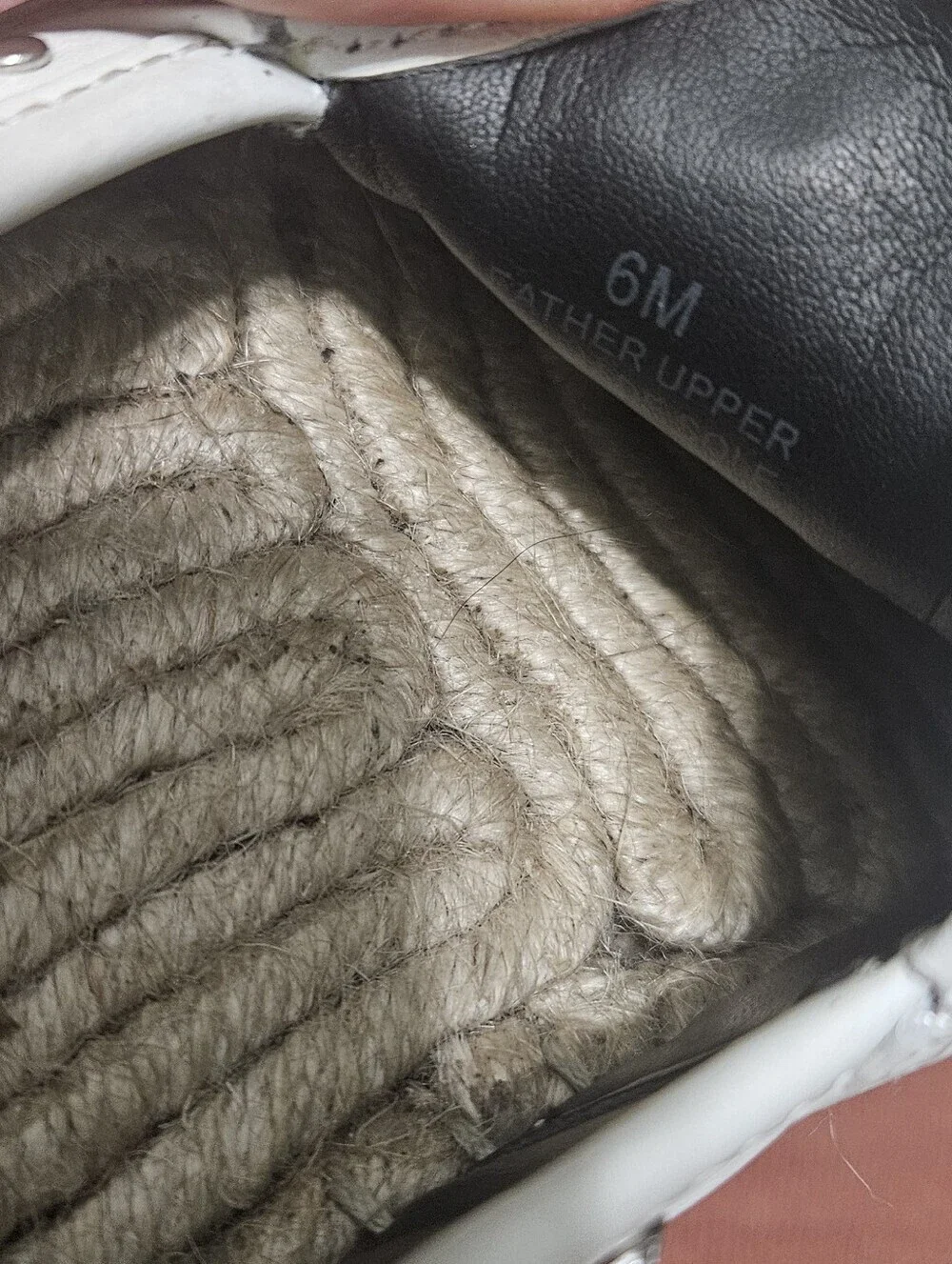 Rebecca Minkoff Stud Espadrilles Leather White